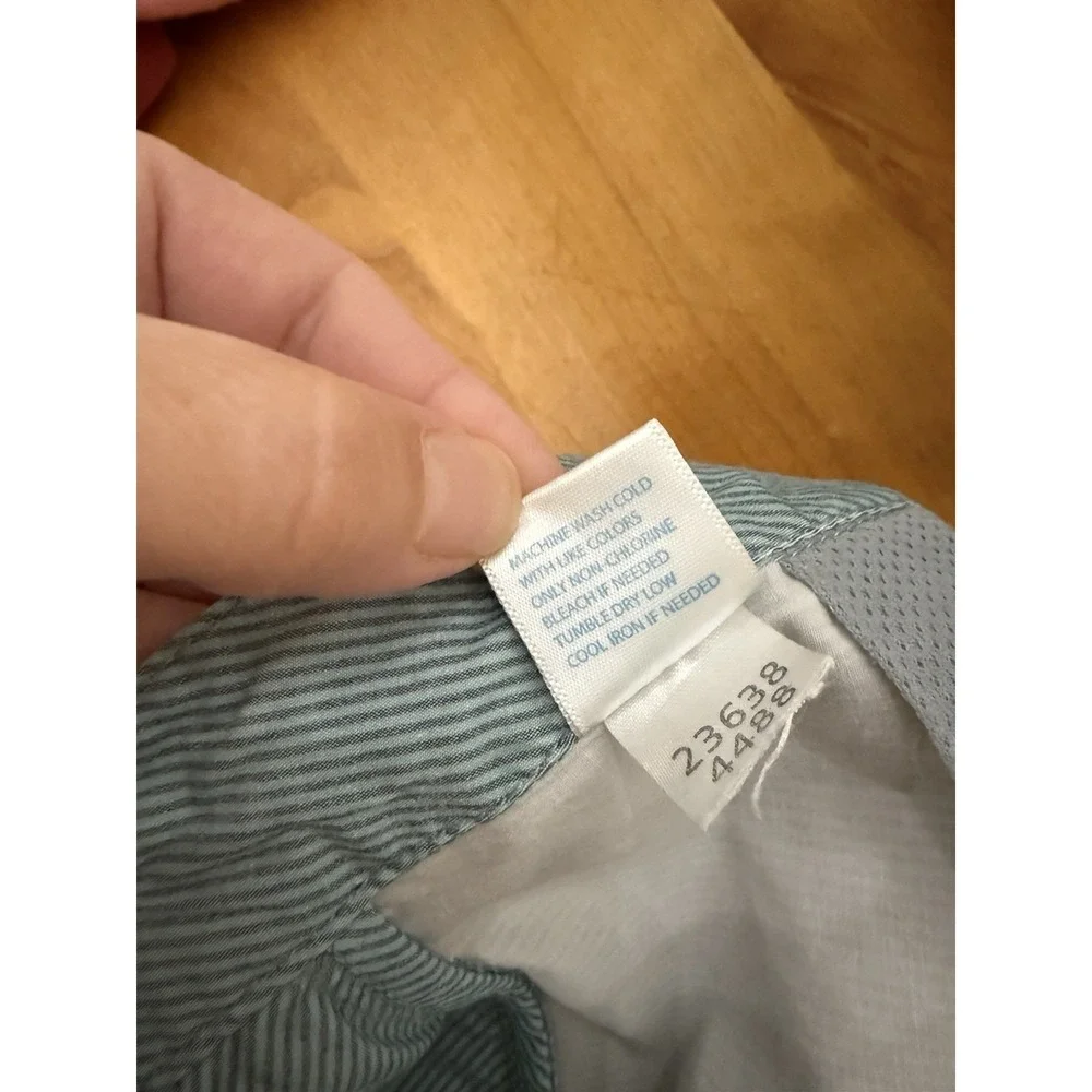 Southern Tide Men's 36 T3 Golf Shorts Blue Stripe  Flat Front Stretch 9